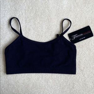 Theatricals classwear never worn black bra top.